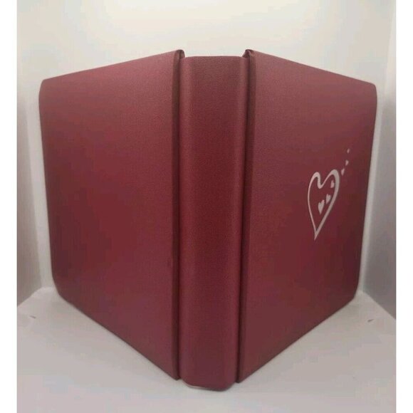 Creative Memories 7x7 Scrapbook Album Red Cranberry Silver Hearts 2004 - Picture 3 of 8